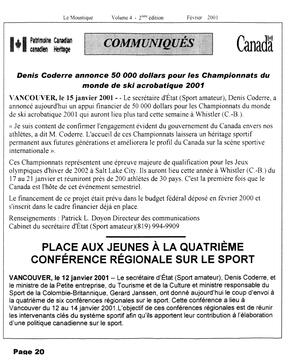   LE MOUSTIQUE PACIFIQUE, 2001   , page 20