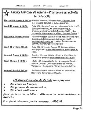   LE MOUSTIQUE PACIFIQUE, 2001   , page 5