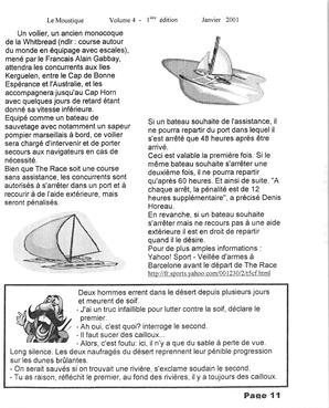   LE MOUSTIQUE PACIFIQUE, 2001   , page 11