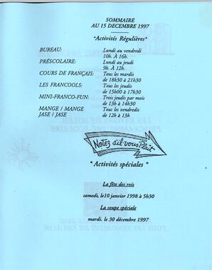   LE FRANCO-LIEN, 1997   , page 15