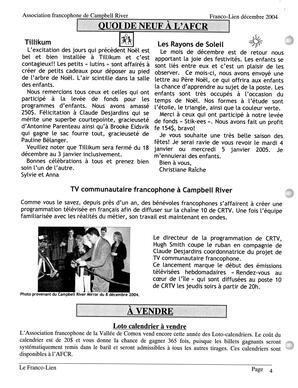   LE FRANCO-LIEN, 2004   , page 4