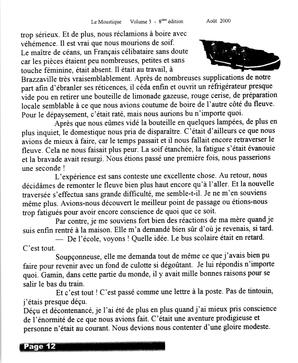   LE MOUSTIQUE PACIFIQUE, 2000   , page 12