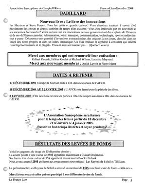   LE FRANCO-LIEN, 2004   , page 3