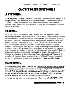   LE MOUSTIQUE PACIFIQUE, 2000   , page 23