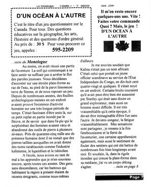   LE MOUSTIQUE PACIFIQUE, 2000   , page 7