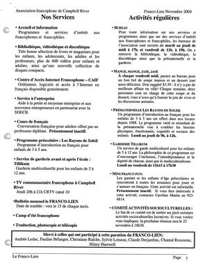   LE FRANCO-LIEN, 2004   , page 8