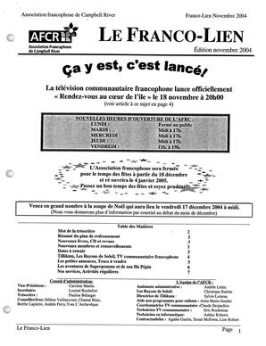   LE FRANCO-LIEN, 2004   , page 2