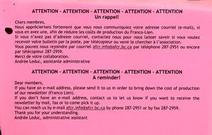   LE FRANCO-LIEN, 2004   , page 1