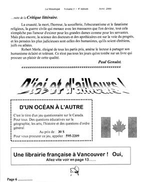   LE MOUSTIQUE PACIFIQUE, 2000   , page 6