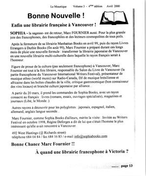   LE MOUSTIQUE PACIFIQUE, 2000   , page 13
