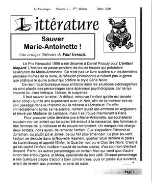   LE MOUSTIQUE PACIFIQUE, 2000   , page 3