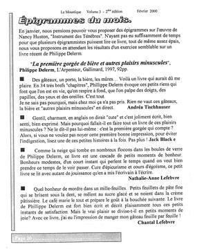  LE MOUSTIQUE PACIFIQUE, 2000   , page 20