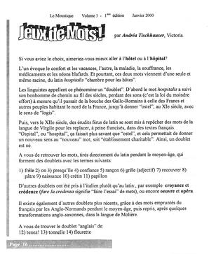  LE MOUSTIQUE PACIFIQUE, 2000   , page 16