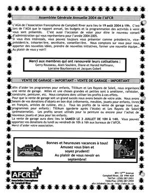   LE FRANCO-LIEN, 2004   , page 2