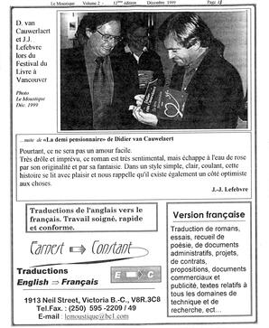   LE MOUSTIQUE PACIFIQUE, 1999   , page 13