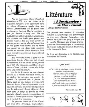   LE MOUSTIQUE PACIFIQUE, 1999   , page 6