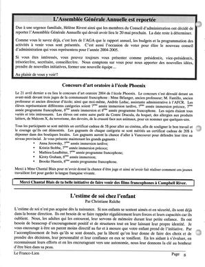   LE FRANCO-LIEN, 2004   , page 10