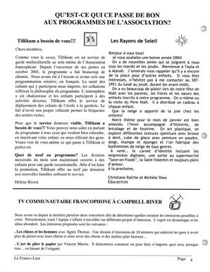   LE FRANCO-LIEN, 2004   , page 7
