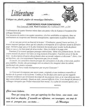   LE MOUSTIQUE PACIFIQUE, 1999   , page 4