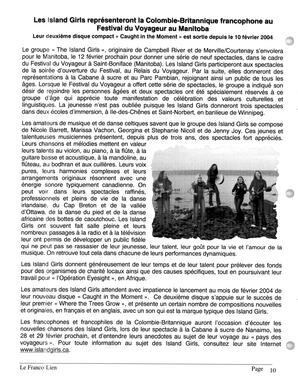   LE FRANCO-LIEN, 2004   , page 13