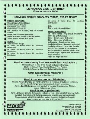  LE FRANCO-LIEN, 2004   , page 1
