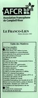 LE FRANCO-LIEN, 2003