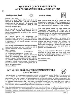   LE FRANCO-LIEN, 2003   , page 5