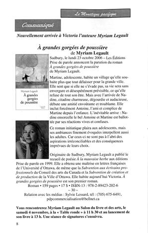   LE MOUSTIQUE PACIFIQUE, 2006   , page 8