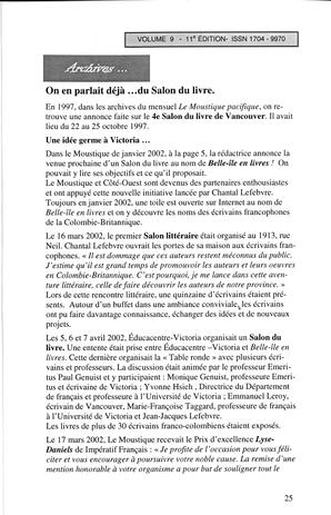   LE MOUSTIQUE PACIFIQUE, 2006   , page 25