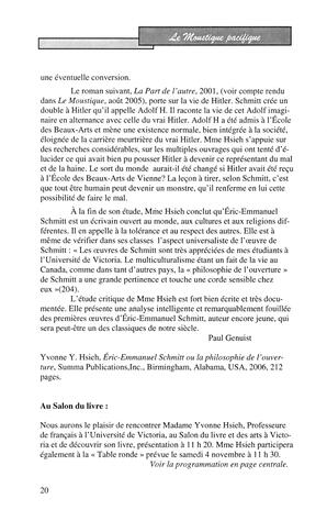   LE MOUSTIQUE PACIFIQUE, 2006   , page 20