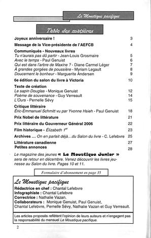   LE MOUSTIQUE PACIFIQUE, 2006   , page 2