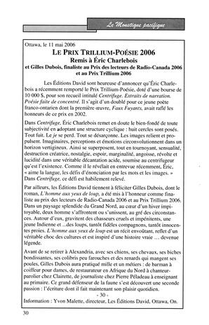   LE MOUSTIQUE PACIFIQUE, 2006   , page 30