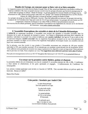   LE FRANCO-LIEN, 2003   , page 12