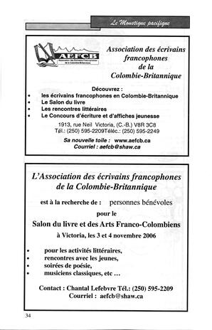   LE MOUSTIQUE PACIFIQUE, 2006   , page 34