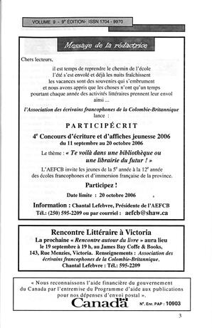  LE MOUSTIQUE PACIFIQUE, 2006   , page 3