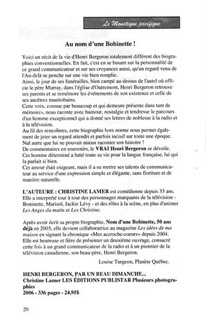   LE MOUSTIQUE PACIFIQUE, 2006   , page 20