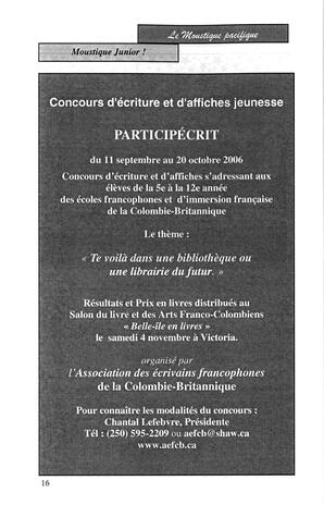   LE MOUSTIQUE PACIFIQUE, 2006   , page 16