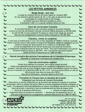   LE FRANCO-LIEN, 2003   , page 3