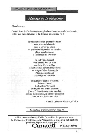   LE MOUSTIQUE PACIFIQUE, 2006   , page 3