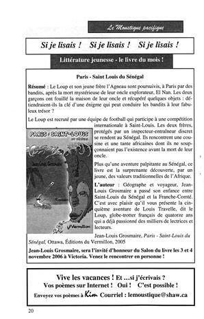   LE MOUSTIQUE PACIFIQUE, 2006   , page 20