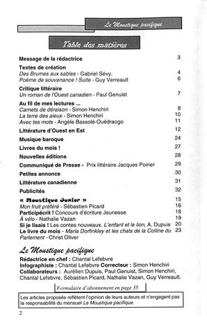   LE MOUSTIQUE PACIFIQUE, 2006   , page 2