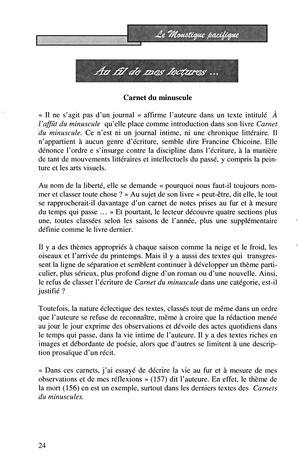   LE MOUSTIQUE PACIFIQUE, 2006   , page 24