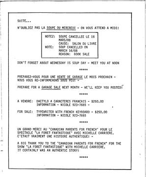   LE FRANCO-LIEN, 1988   , page 18
