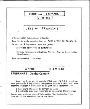   LE FRANCO-LIEN, 1988   , page 14