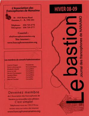   LE BASTION DE NANAIMO, 2008-2009   , page 1