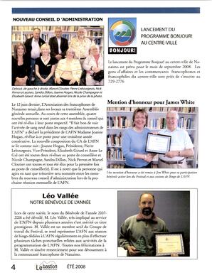   LE BASTION DE NANAIMO, 2008   , page 5