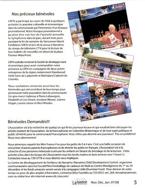   LE BASTION DE NANAIMO, 2007-2008   , page 6