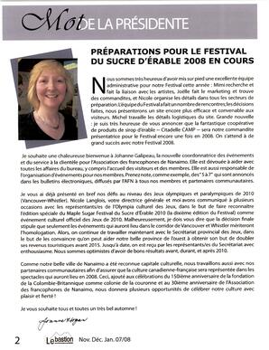   LE BASTION DE NANAIMO, 2007-2008   , page 3