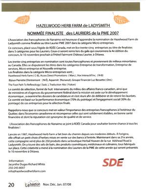   LE BASTION DE NANAIMO, 2007-2008   , page 21