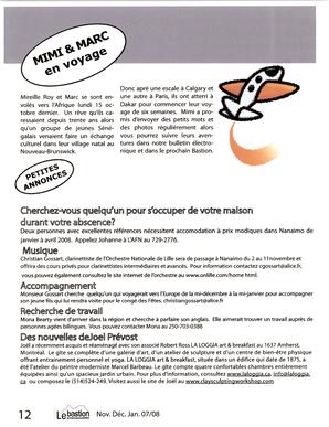  LE BASTION DE NANAIMO, 2007-2008   , page 13